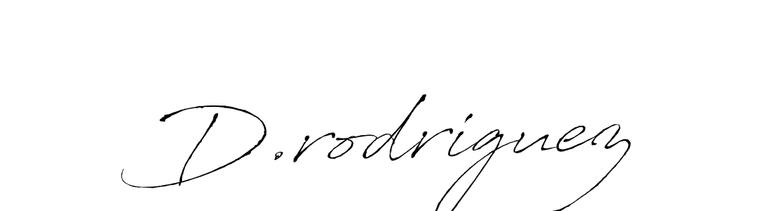 How to make D.rodriguez name signature. Use Antro_Vectra style for creating short signs online. This is the latest handwritten sign. D.rodriguez signature style 6 images and pictures png