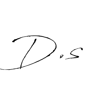 Create a beautiful signature design for name D.s. With this signature (Antro_Vectra) fonts, you can make a handwritten signature for free. D.s signature style 6 images and pictures png