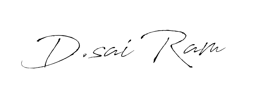 This is the best signature style for the D.sai Ram name. Also you like these signature font (Antro_Vectra). Mix name signature. D.sai Ram signature style 6 images and pictures png