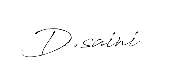 Make a short D.saini signature style. Manage your documents anywhere anytime using Antro_Vectra. Create and add eSignatures, submit forms, share and send files easily. D.saini signature style 6 images and pictures png
