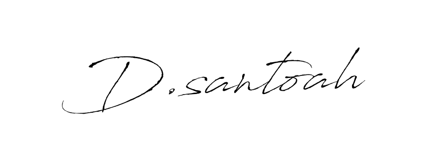 Make a short D.santoah signature style. Manage your documents anywhere anytime using Antro_Vectra. Create and add eSignatures, submit forms, share and send files easily. D.santoah signature style 6 images and pictures png