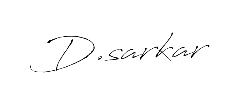 D.sarkar stylish signature style. Best Handwritten Sign (Antro_Vectra) for my name. Handwritten Signature Collection Ideas for my name D.sarkar. D.sarkar signature style 6 images and pictures png