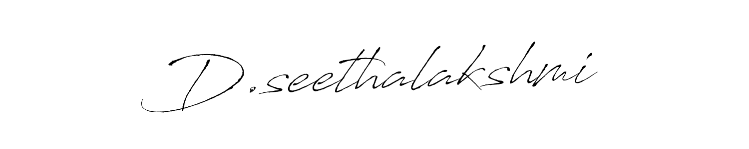 Similarly Antro_Vectra is the best handwritten signature design. Signature creator online .You can use it as an online autograph creator for name D.seethalakshmi. D.seethalakshmi signature style 6 images and pictures png