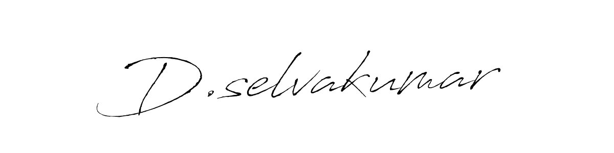 D.selvakumar stylish signature style. Best Handwritten Sign (Antro_Vectra) for my name. Handwritten Signature Collection Ideas for my name D.selvakumar. D.selvakumar signature style 6 images and pictures png