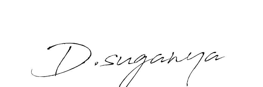 Make a beautiful signature design for name D.suganya. Use this online signature maker to create a handwritten signature for free. D.suganya signature style 6 images and pictures png