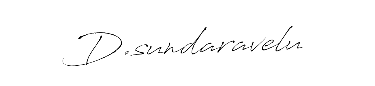 How to make D.sundaravelu signature? Antro_Vectra is a professional autograph style. Create handwritten signature for D.sundaravelu name. D.sundaravelu signature style 6 images and pictures png
