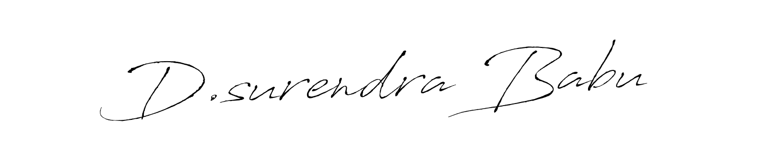 Also we have D.surendra Babu name is the best signature style. Create professional handwritten signature collection using Antro_Vectra autograph style. D.surendra Babu signature style 6 images and pictures png