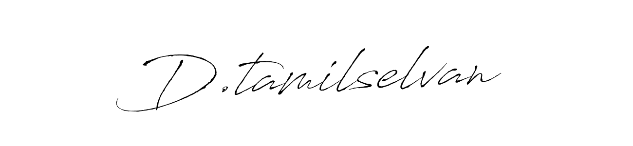 Use a signature maker to create a handwritten signature online. With this signature software, you can design (Antro_Vectra) your own signature for name D.tamilselvan. D.tamilselvan signature style 6 images and pictures png