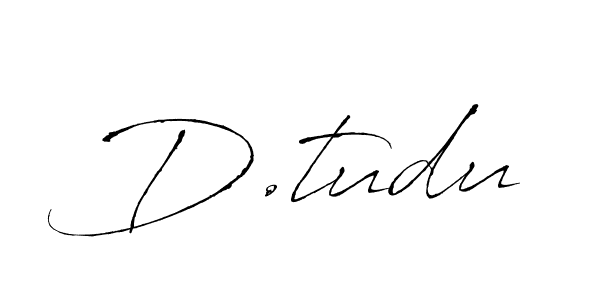 Also we have D.tudu name is the best signature style. Create professional handwritten signature collection using Antro_Vectra autograph style. D.tudu signature style 6 images and pictures png