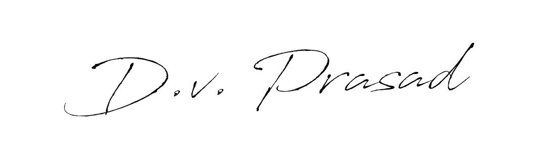 Use a signature maker to create a handwritten signature online. With this signature software, you can design (Antro_Vectra) your own signature for name D.v. Prasad. D.v. Prasad signature style 6 images and pictures png