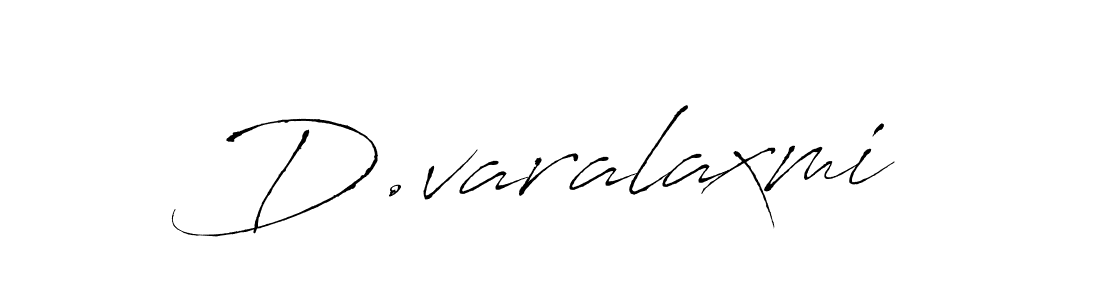 Design your own signature with our free online signature maker. With this signature software, you can create a handwritten (Antro_Vectra) signature for name D.varalaxmi. D.varalaxmi signature style 6 images and pictures png