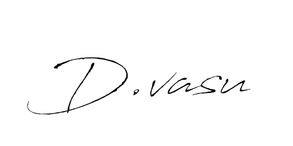 Use a signature maker to create a handwritten signature online. With this signature software, you can design (Antro_Vectra) your own signature for name D.vasu. D.vasu signature style 6 images and pictures png