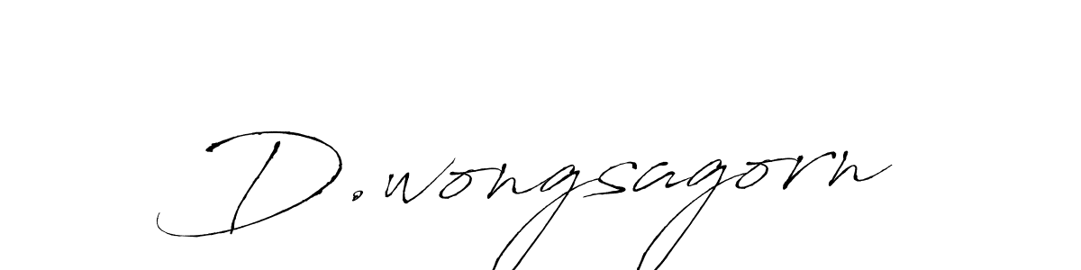 Also You can easily find your signature by using the search form. We will create D.wongsagorn name handwritten signature images for you free of cost using Antro_Vectra sign style. D.wongsagorn signature style 6 images and pictures png