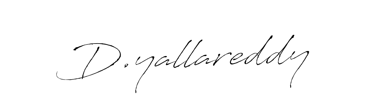 The best way (Antro_Vectra) to make a short signature is to pick only two or three words in your name. The name D.yallareddy include a total of six letters. For converting this name. D.yallareddy signature style 6 images and pictures png