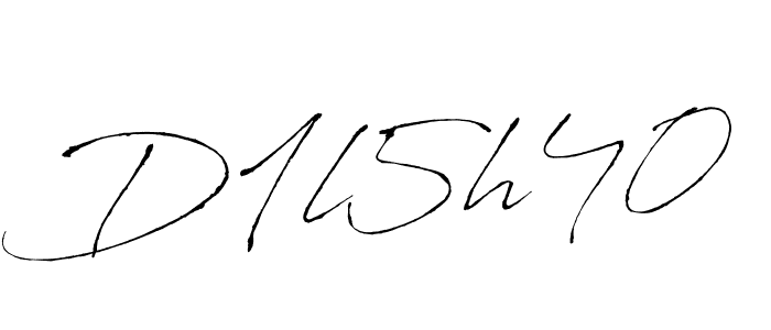 Create a beautiful signature design for name D1l5h40. With this signature (Antro_Vectra) fonts, you can make a handwritten signature for free. D1l5h40 signature style 6 images and pictures png