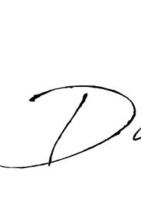 How to make Da signature? Antro_Vectra is a professional autograph style. Create handwritten signature for Da name. Da signature style 6 images and pictures png