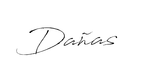 Create a beautiful signature design for name Dañas. With this signature (Antro_Vectra) fonts, you can make a handwritten signature for free. Dañas signature style 6 images and pictures png