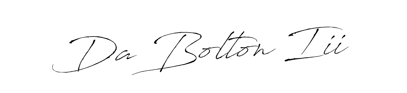 Make a beautiful signature design for name Da Bolton Iii. With this signature (Antro_Vectra) style, you can create a handwritten signature for free. Da Bolton Iii signature style 6 images and pictures png