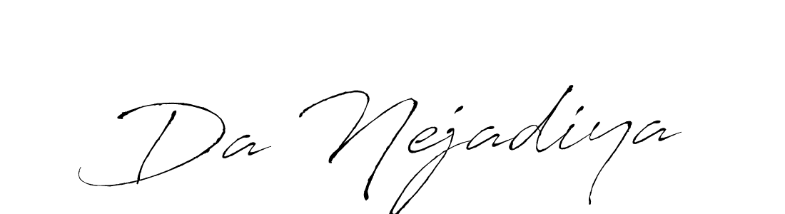 Da Nejadiya stylish signature style. Best Handwritten Sign (Antro_Vectra) for my name. Handwritten Signature Collection Ideas for my name Da Nejadiya. Da Nejadiya signature style 6 images and pictures png
