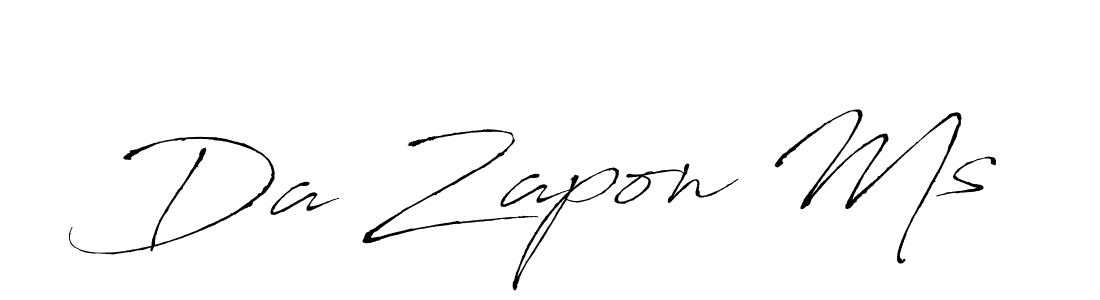 This is the best signature style for the Da Zapon Ms name. Also you like these signature font (Antro_Vectra). Mix name signature. Da Zapon Ms signature style 6 images and pictures png