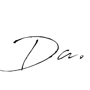 This is the best signature style for the Da. name. Also you like these signature font (Antro_Vectra). Mix name signature. Da. signature style 6 images and pictures png