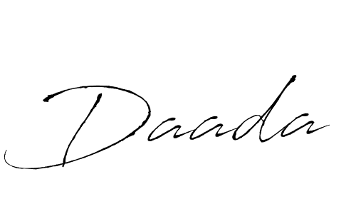 Antro_Vectra is a professional signature style that is perfect for those who want to add a touch of class to their signature. It is also a great choice for those who want to make their signature more unique. Get Daada name to fancy signature for free. Daada signature style 6 images and pictures png