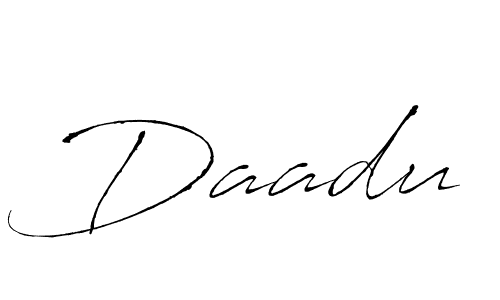 Daadu stylish signature style. Best Handwritten Sign (Antro_Vectra) for my name. Handwritten Signature Collection Ideas for my name Daadu. Daadu signature style 6 images and pictures png