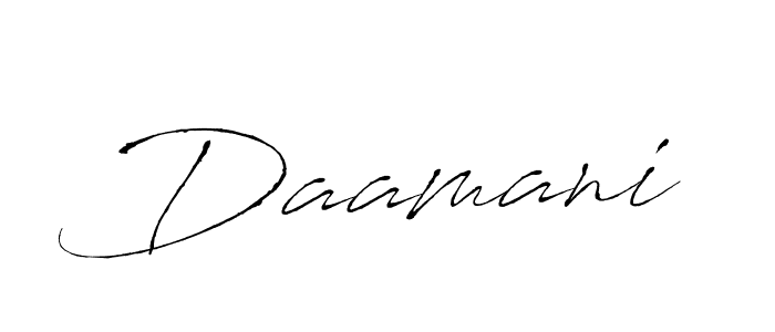 Daamani stylish signature style. Best Handwritten Sign (Antro_Vectra) for my name. Handwritten Signature Collection Ideas for my name Daamani. Daamani signature style 6 images and pictures png