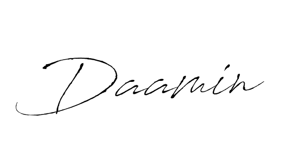 How to make Daamin name signature. Use Antro_Vectra style for creating short signs online. This is the latest handwritten sign. Daamin signature style 6 images and pictures png