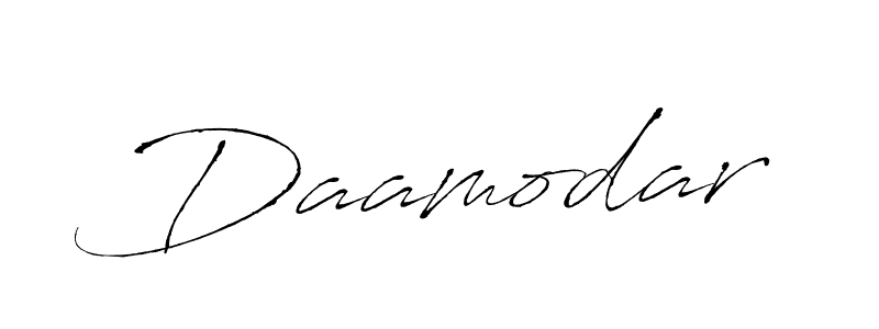 How to make Daamodar signature? Antro_Vectra is a professional autograph style. Create handwritten signature for Daamodar name. Daamodar signature style 6 images and pictures png