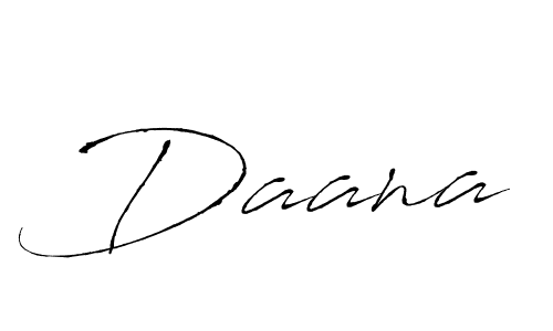 Use a signature maker to create a handwritten signature online. With this signature software, you can design (Antro_Vectra) your own signature for name Daana. Daana signature style 6 images and pictures png