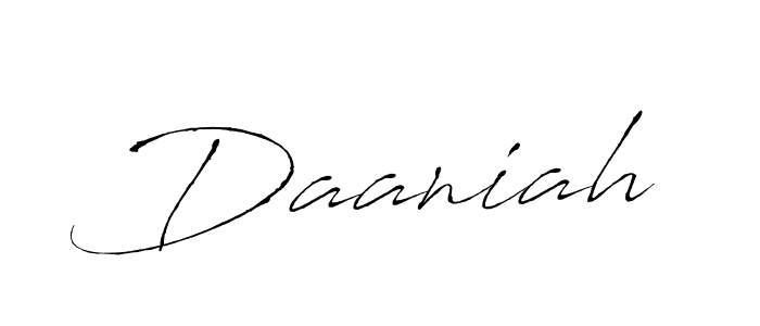 Daaniah stylish signature style. Best Handwritten Sign (Antro_Vectra) for my name. Handwritten Signature Collection Ideas for my name Daaniah. Daaniah signature style 6 images and pictures png