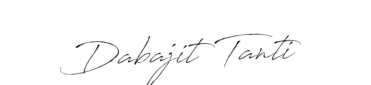 Make a short Dabajit Tanti signature style. Manage your documents anywhere anytime using Antro_Vectra. Create and add eSignatures, submit forms, share and send files easily. Dabajit Tanti signature style 6 images and pictures png
