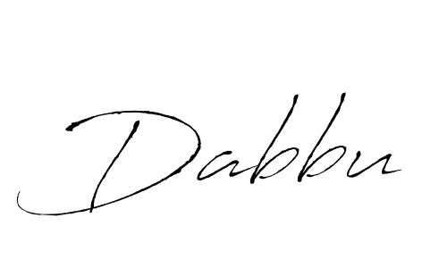 How to make Dabbu signature? Antro_Vectra is a professional autograph style. Create handwritten signature for Dabbu name. Dabbu signature style 6 images and pictures png