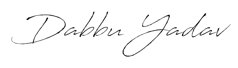 Also You can easily find your signature by using the search form. We will create Dabbu Yadav name handwritten signature images for you free of cost using Antro_Vectra sign style. Dabbu Yadav signature style 6 images and pictures png