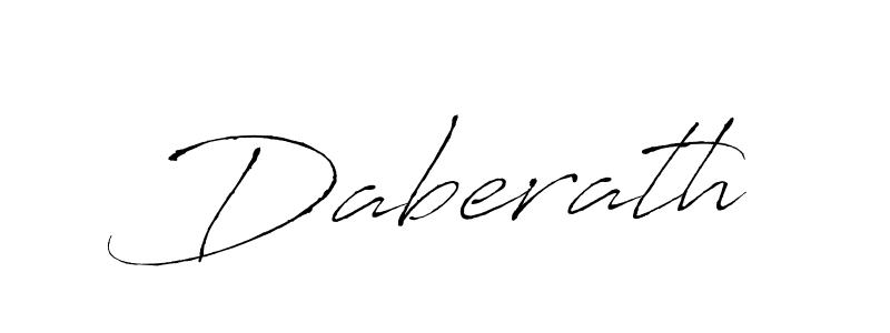 Design your own signature with our free online signature maker. With this signature software, you can create a handwritten (Antro_Vectra) signature for name Daberath. Daberath signature style 6 images and pictures png