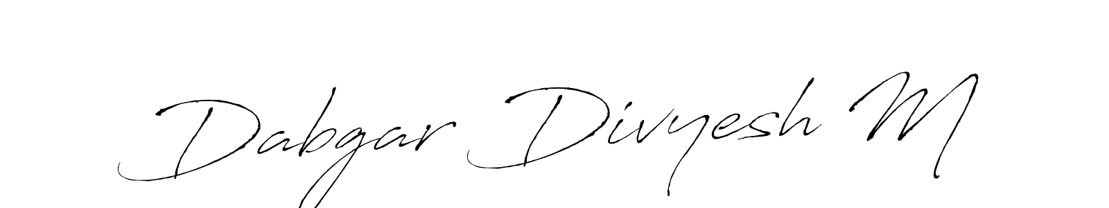 if you are searching for the best signature style for your name Dabgar Divyesh M. so please give up your signature search. here we have designed multiple signature styles  using Antro_Vectra. Dabgar Divyesh M signature style 6 images and pictures png