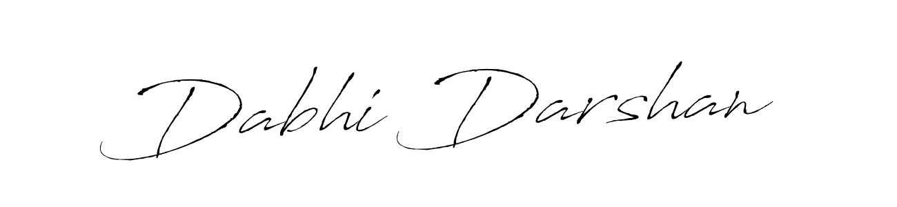 Use a signature maker to create a handwritten signature online. With this signature software, you can design (Antro_Vectra) your own signature for name Dabhi Darshan. Dabhi Darshan signature style 6 images and pictures png