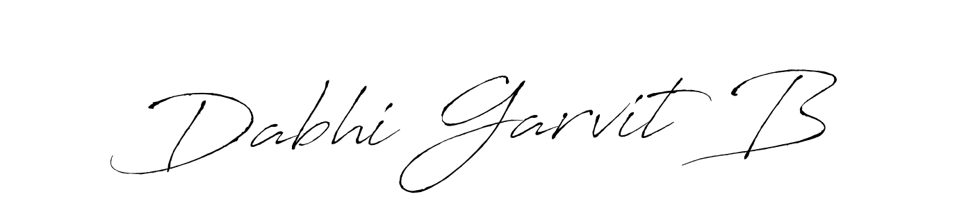 This is the best signature style for the Dabhi Garvit B name. Also you like these signature font (Antro_Vectra). Mix name signature. Dabhi Garvit B signature style 6 images and pictures png