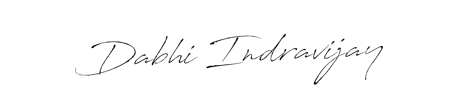 Make a beautiful signature design for name Dabhi Indravijay. With this signature (Antro_Vectra) style, you can create a handwritten signature for free. Dabhi Indravijay signature style 6 images and pictures png