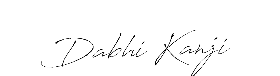 Also we have Dabhi Kanji name is the best signature style. Create professional handwritten signature collection using Antro_Vectra autograph style. Dabhi Kanji signature style 6 images and pictures png