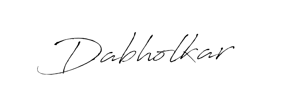 Use a signature maker to create a handwritten signature online. With this signature software, you can design (Antro_Vectra) your own signature for name Dabholkar. Dabholkar signature style 6 images and pictures png