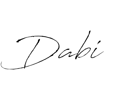 How to make Dabi signature? Antro_Vectra is a professional autograph style. Create handwritten signature for Dabi name. Dabi signature style 6 images and pictures png