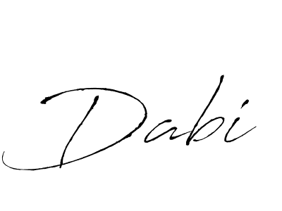 Create a beautiful signature design for name Dabi. With this signature (Antro_Vectra) fonts, you can make a handwritten signature for free. Dabi signature style 6 images and pictures png