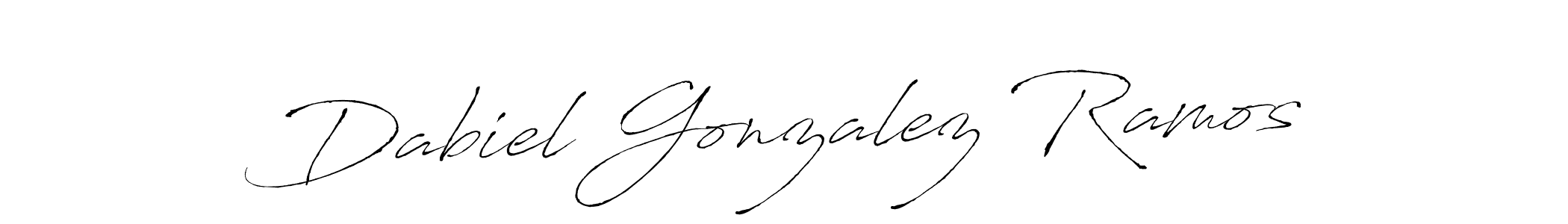 Make a beautiful signature design for name Dabiel Gonzalez Ramos. Use this online signature maker to create a handwritten signature for free. Dabiel Gonzalez Ramos signature style 6 images and pictures png
