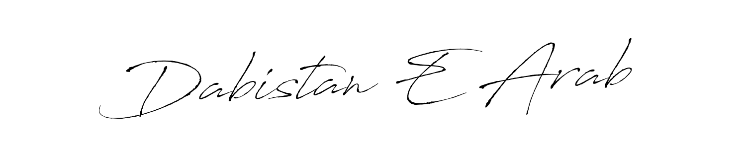 The best way (Antro_Vectra) to make a short signature is to pick only two or three words in your name. The name Dabistan E Arab include a total of six letters. For converting this name. Dabistan E Arab signature style 6 images and pictures png
