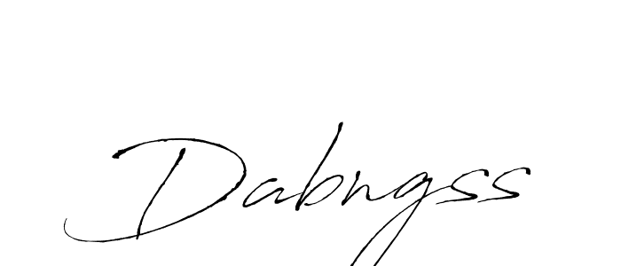 if you are searching for the best signature style for your name Dabngss. so please give up your signature search. here we have designed multiple signature styles  using Antro_Vectra. Dabngss signature style 6 images and pictures png