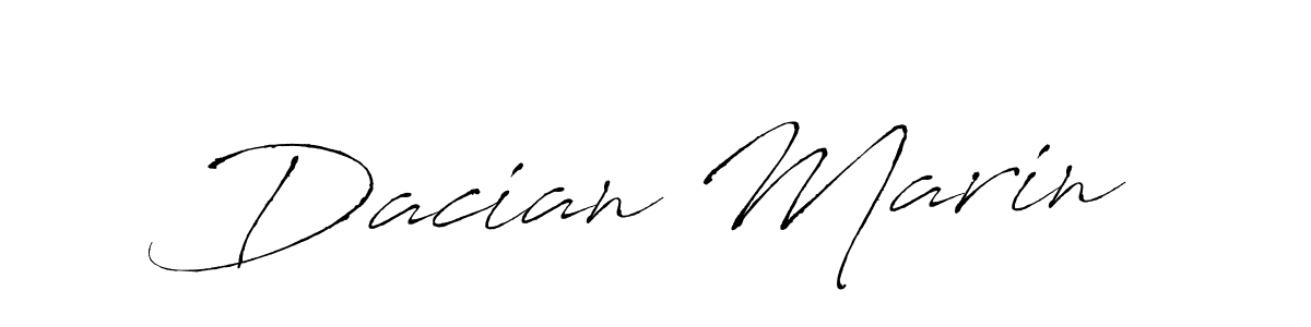 Also we have Dacian Marin name is the best signature style. Create professional handwritten signature collection using Antro_Vectra autograph style. Dacian Marin signature style 6 images and pictures png