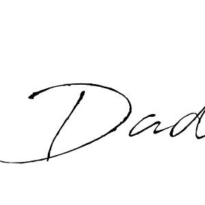 if you are searching for the best signature style for your name Dad. so please give up your signature search. here we have designed multiple signature styles  using Antro_Vectra. Dad signature style 6 images and pictures png