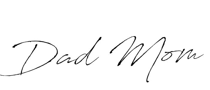 You should practise on your own different ways (Antro_Vectra) to write your name (Dad Mom) in signature. don't let someone else do it for you. Dad Mom signature style 6 images and pictures png